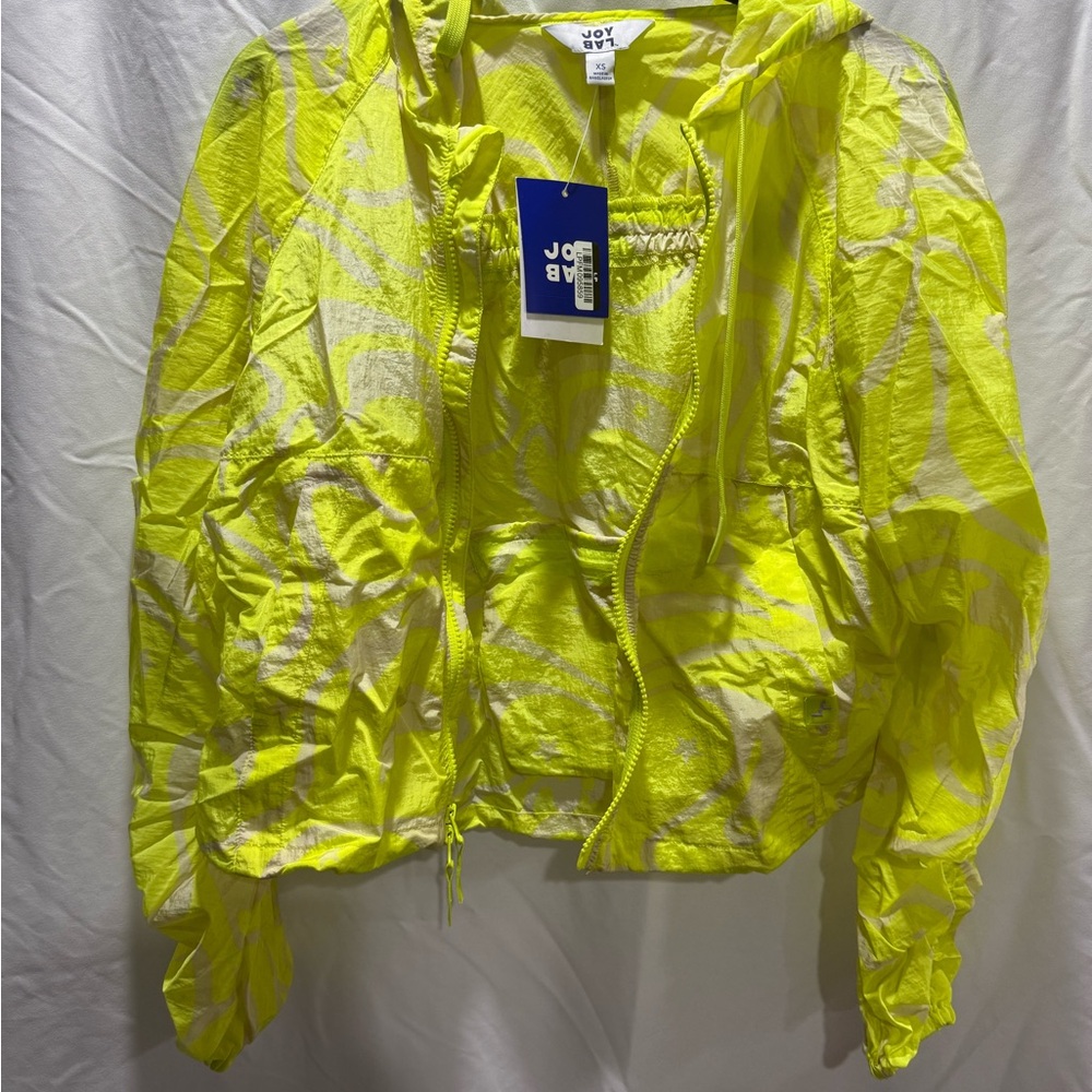 JoyLab Women's Vibrant Yellow Utility Jacket Size XXL